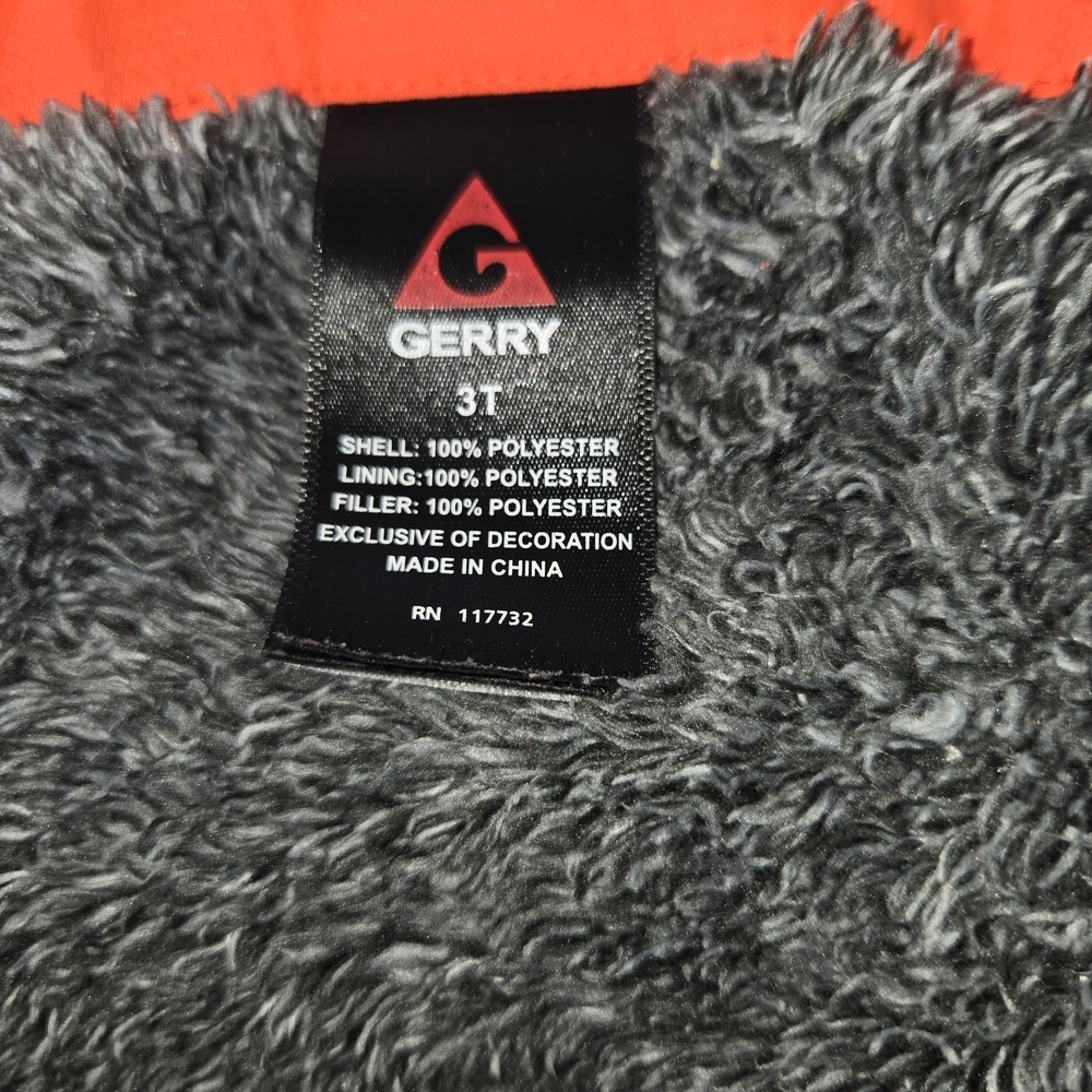 Gerry Boys Camo Puffer Jacket with Fuzzy Lining – Size 3T Spring Fall - Picture 5 of 6